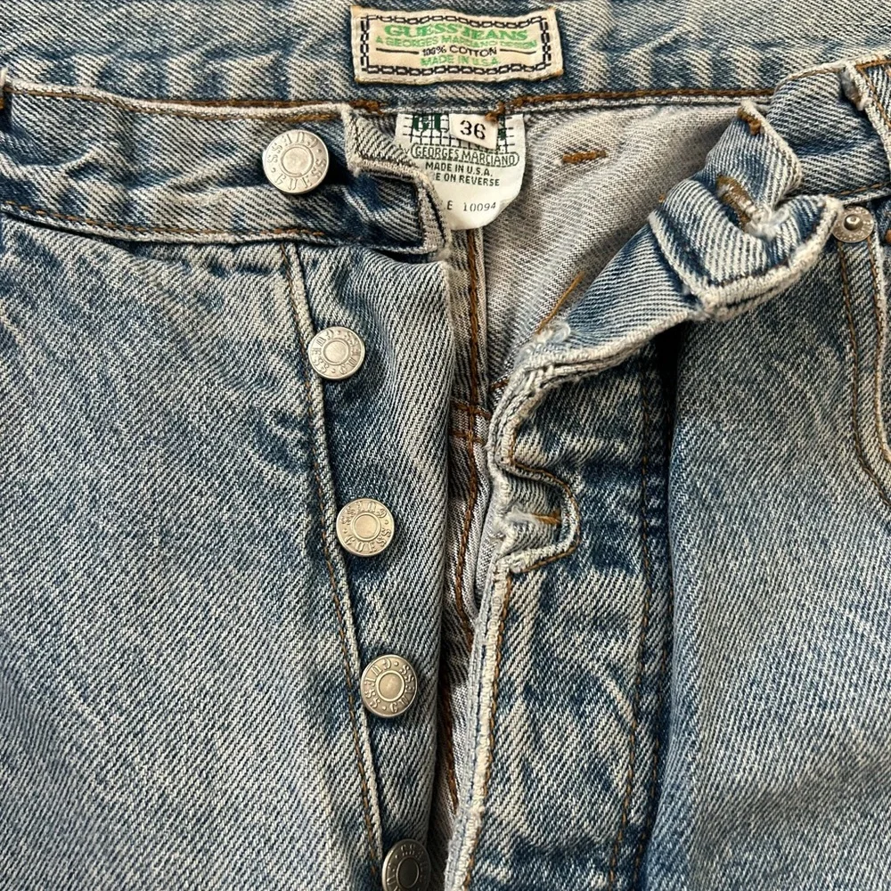 Guess Light Blue Relaxed Jeans Vintage - Picture 2 of 5